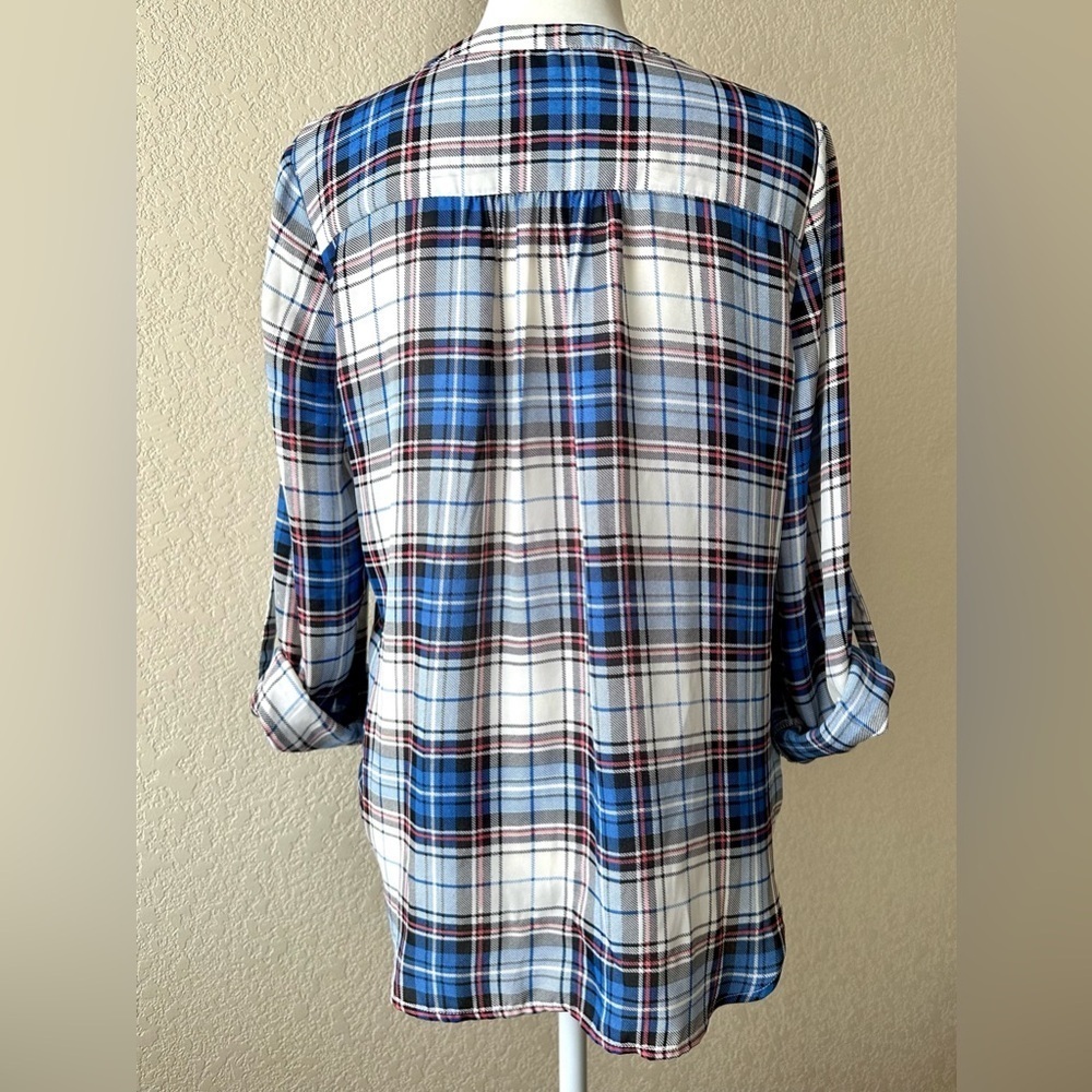 Stitch Fix Skies Are Blue Alvena Split Neck Top – Size XSP - Picture 4 of 5